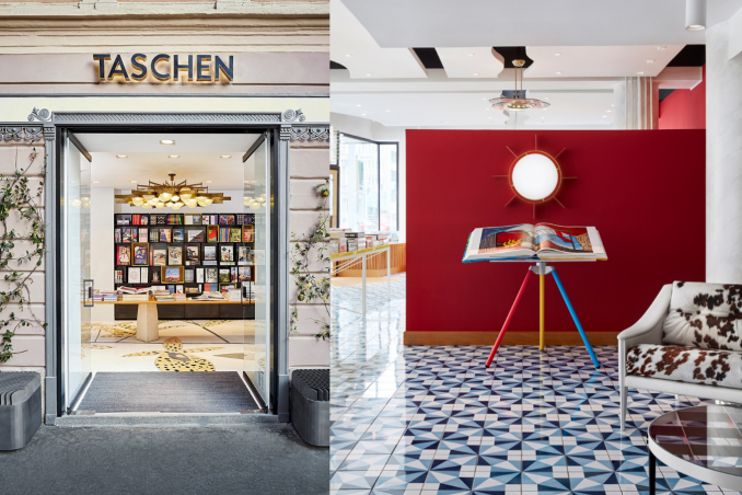 Firminė „Taschen“ parduotuvė Milane